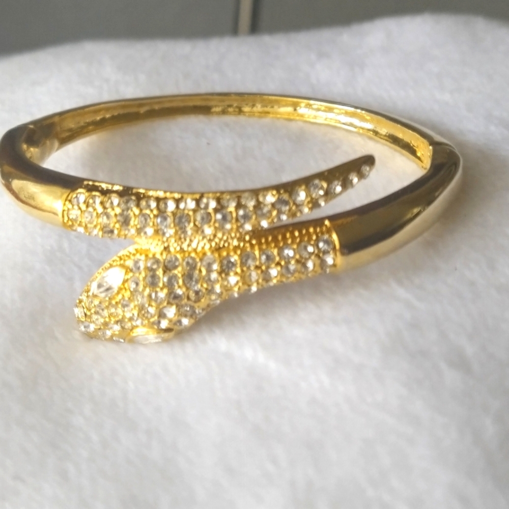 Snake Bracelet gold tone